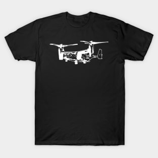 Bell Boeing V-22 Osprey - White Design T-Shirt